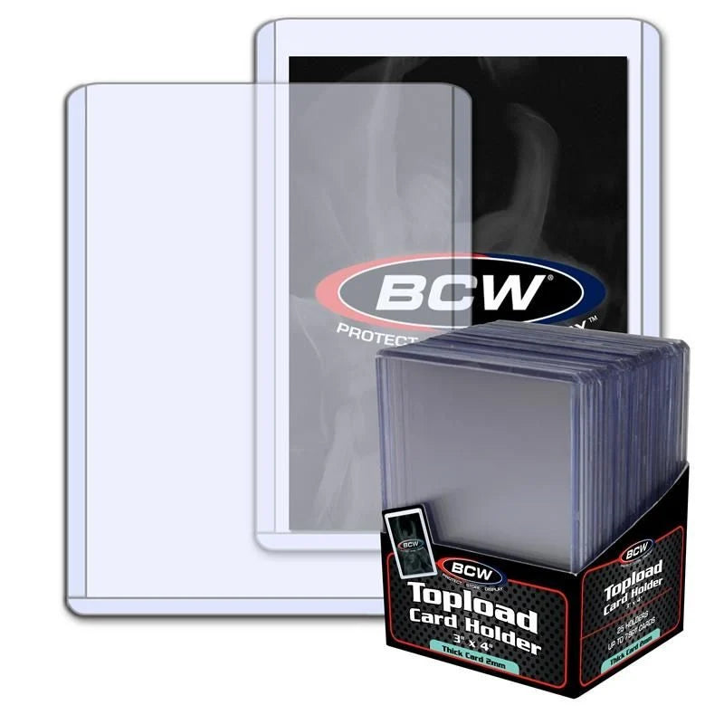 pokemon card hard case BCW Thick Topload Card Holder