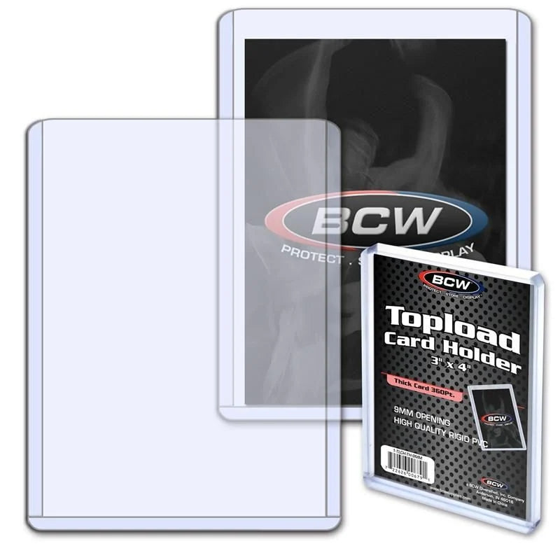 BCW Thick Topload Card Holder - 360 PT. Slab Factory BCW Thick Topload Card Holder - 360 PT. Slab Factory