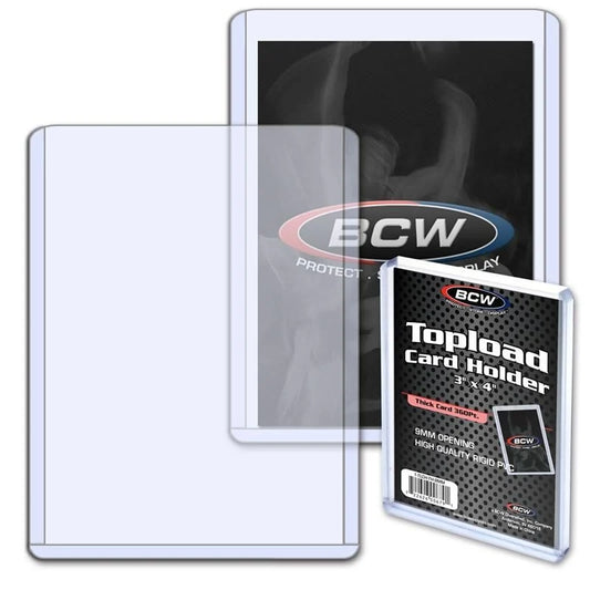BCW Thick Topload Card Holder - 360 PT.