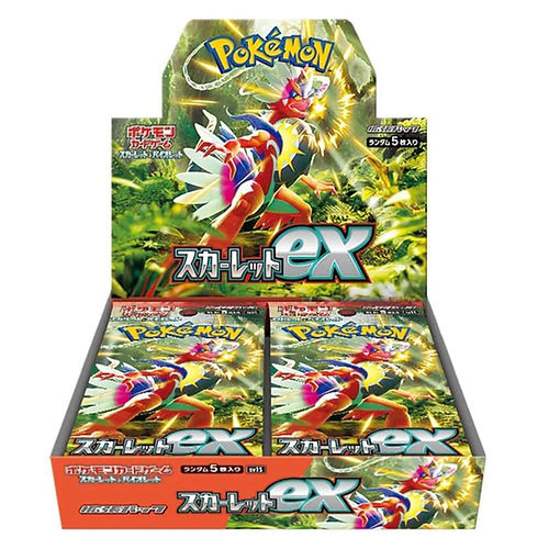 Pokmon Japanese Scarlet EX Booster Box Pokmon Japanese Scarlet EX Booster Box