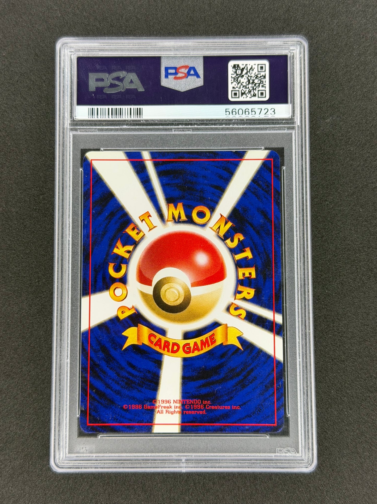 Charizard #6 Pokemon Japanese Neo Premium File PSA 8