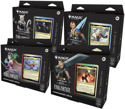 Magic: FINAL FANTASY Commander Deck Display