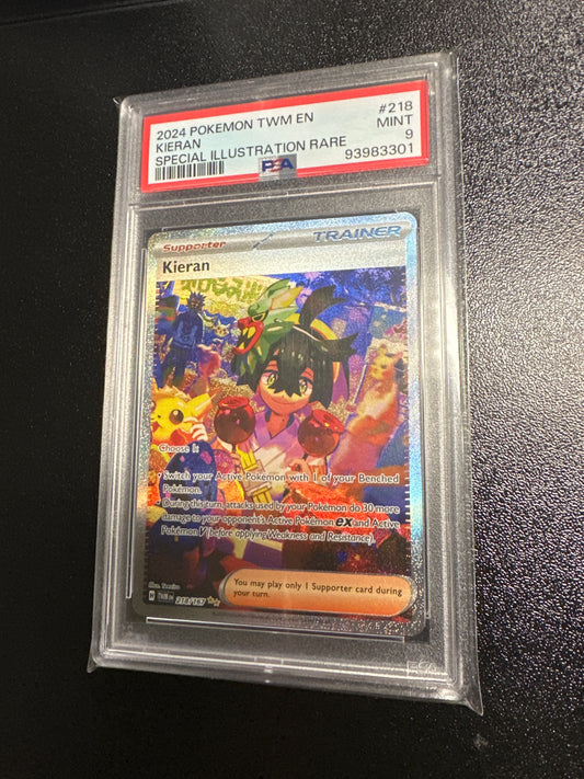 Pokémon Kieran SIR PSA 9