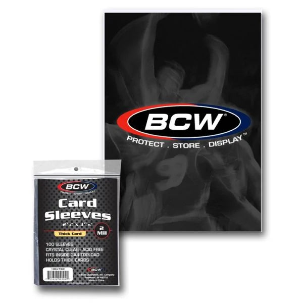 BCW Thick Card Sleeves - Pack of 100 sleeves