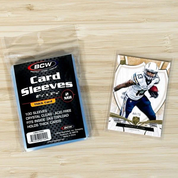 BCW Thick Card Sleeves - Pack of 100 sleeves