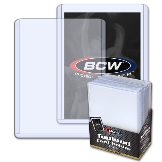 BCW 3x4 Topload Card Holder - Premium