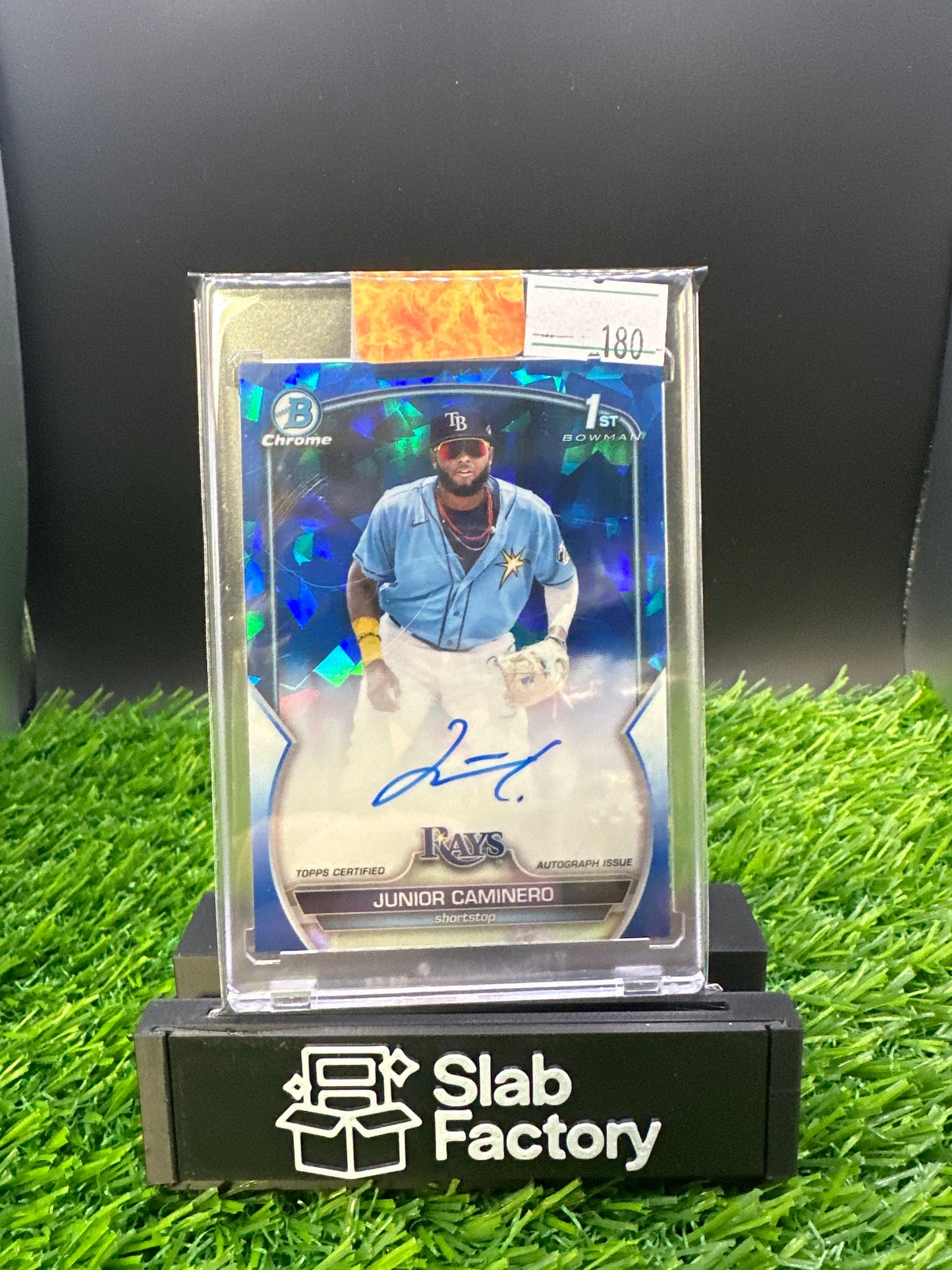 Junior Caminero Bowman 1st Auto Sapphire