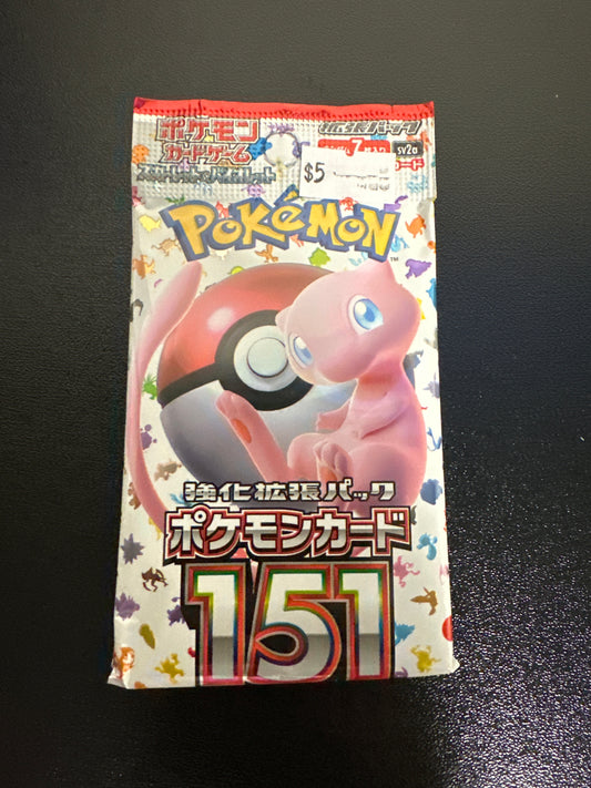 Pokémon Japanese 151 1 pack