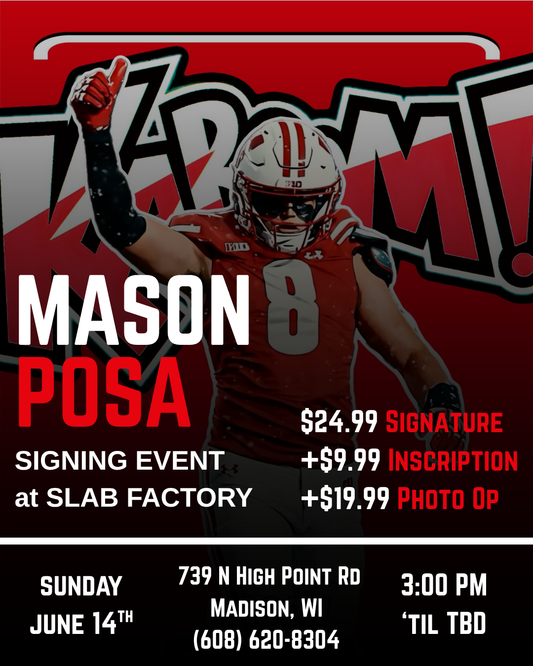 Mason Posa 6/14 Signing Ticket