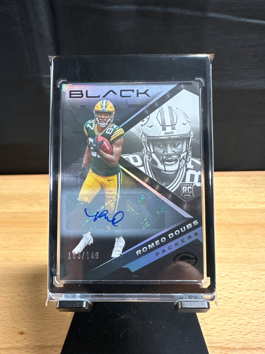 Romeo Doubs Black Auto /149