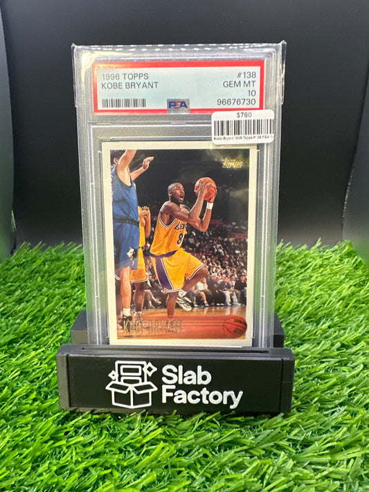 Kobe Bryant 1996 Topps #138 PSA 10