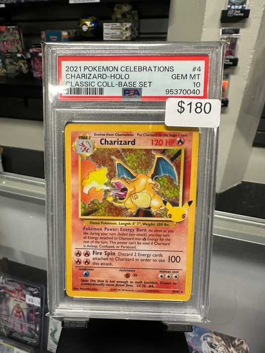 2021 Charizard Classic Collection PSA 10