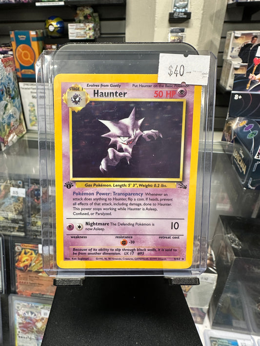 Haunter 1st edition Holo 6/62