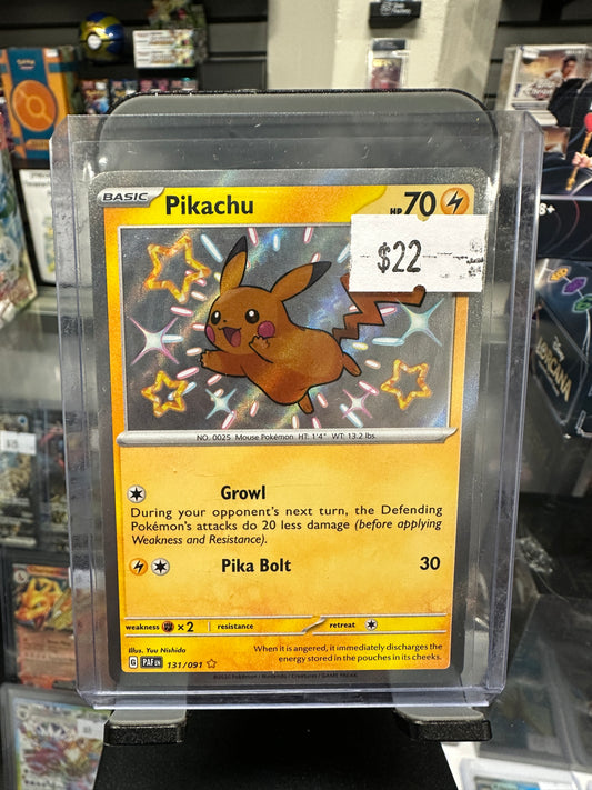 Pikachu Shiny Holo Rare 131/091