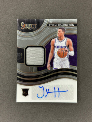 2020 Panini Select Tyrese Haliburton RJA-HAL RPA #/199