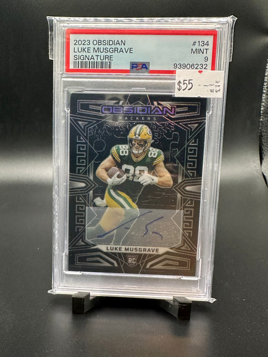 Luke Musgrave Obsidian Auto PSA 9