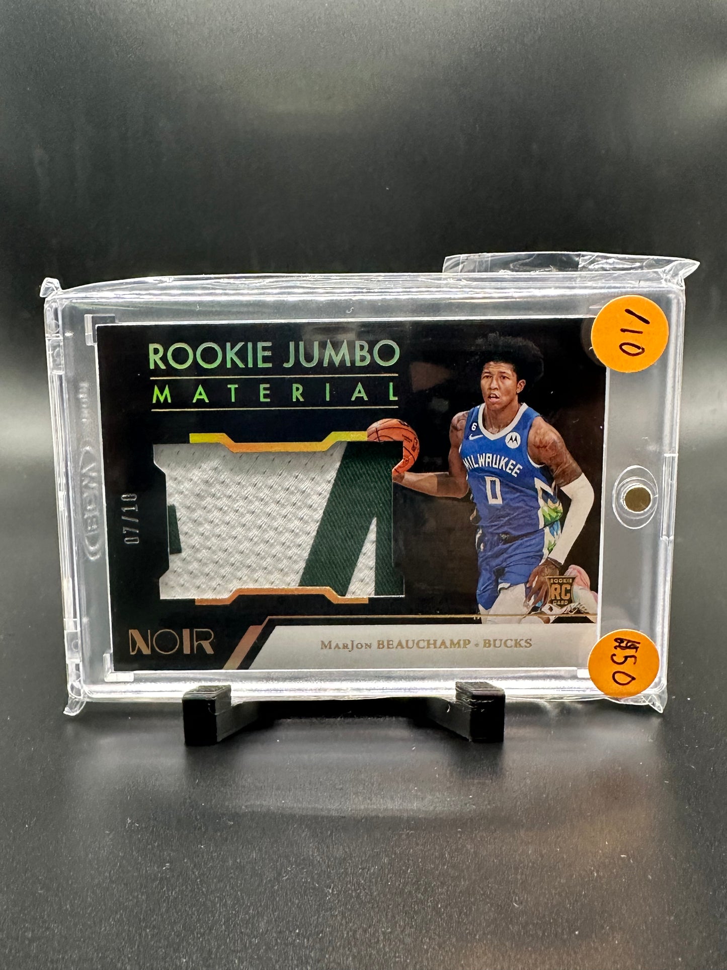 Marjon Beauchamp Noir Rookie Jumbo Patch /10