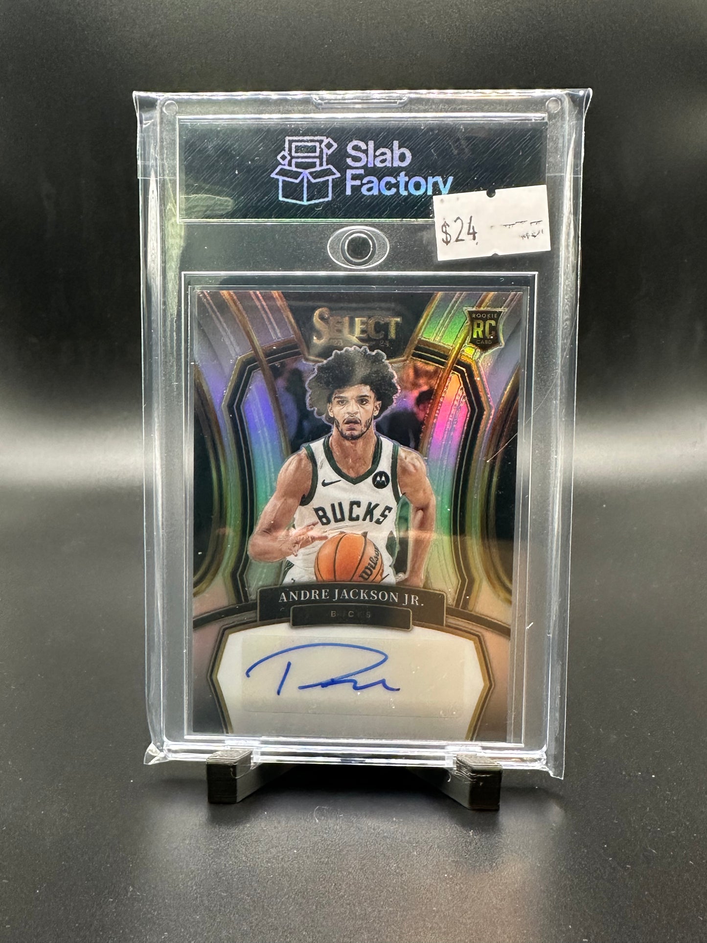 Andre Jackson Jr. Select Silver RC Auto