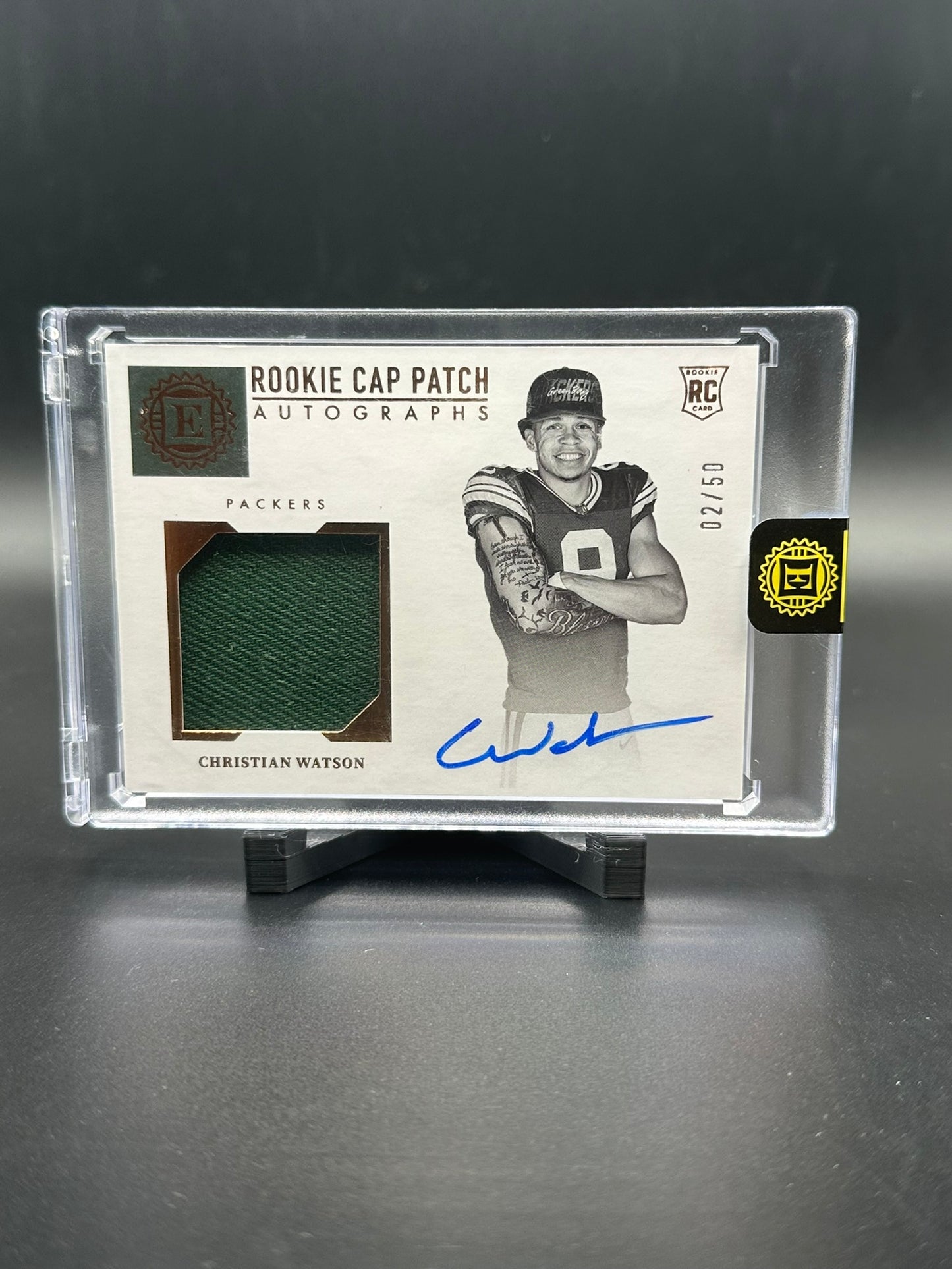 Christian Watson Rookie Cap Patch /50