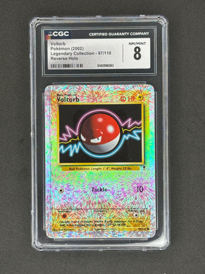 CGC 8 Voltorb Legendary Collection Reverse Holo