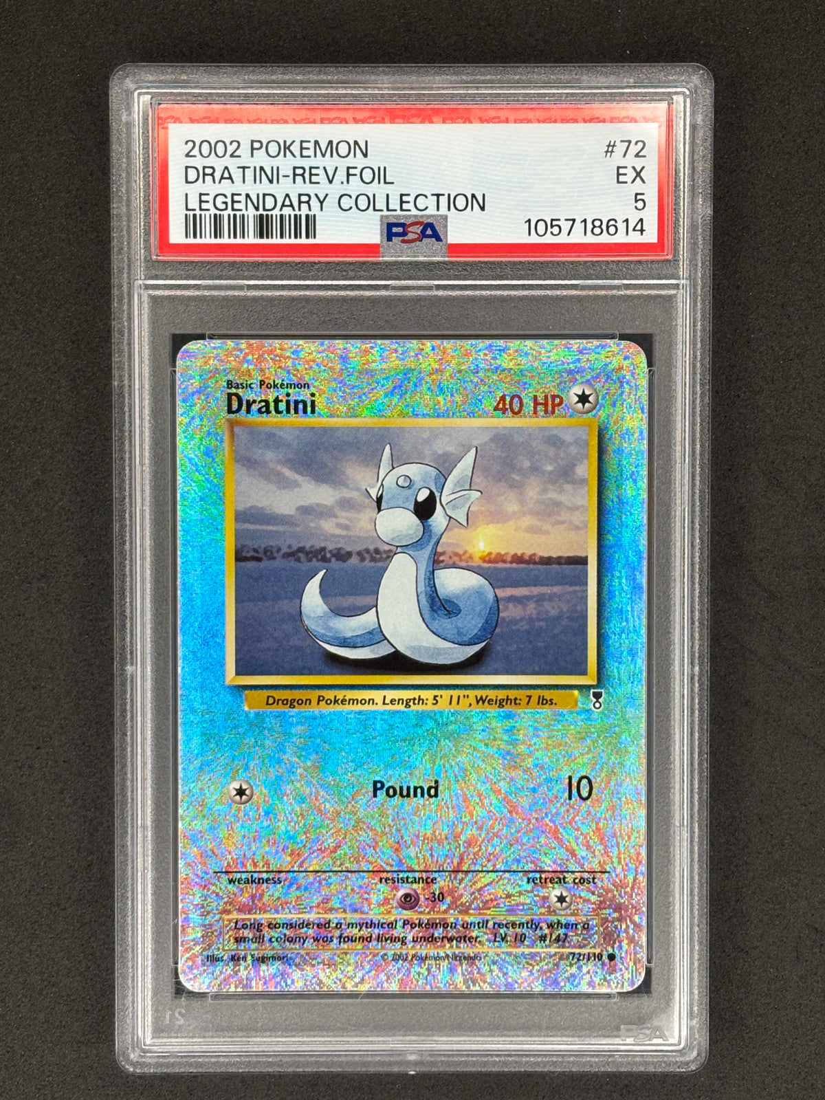 PSA 5 Dratini Legendary Collection Reverse Holo