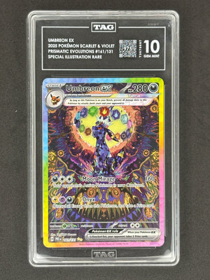 Umbreon EX SIR Prismatic Evolutions TAG 10 #161 (975)