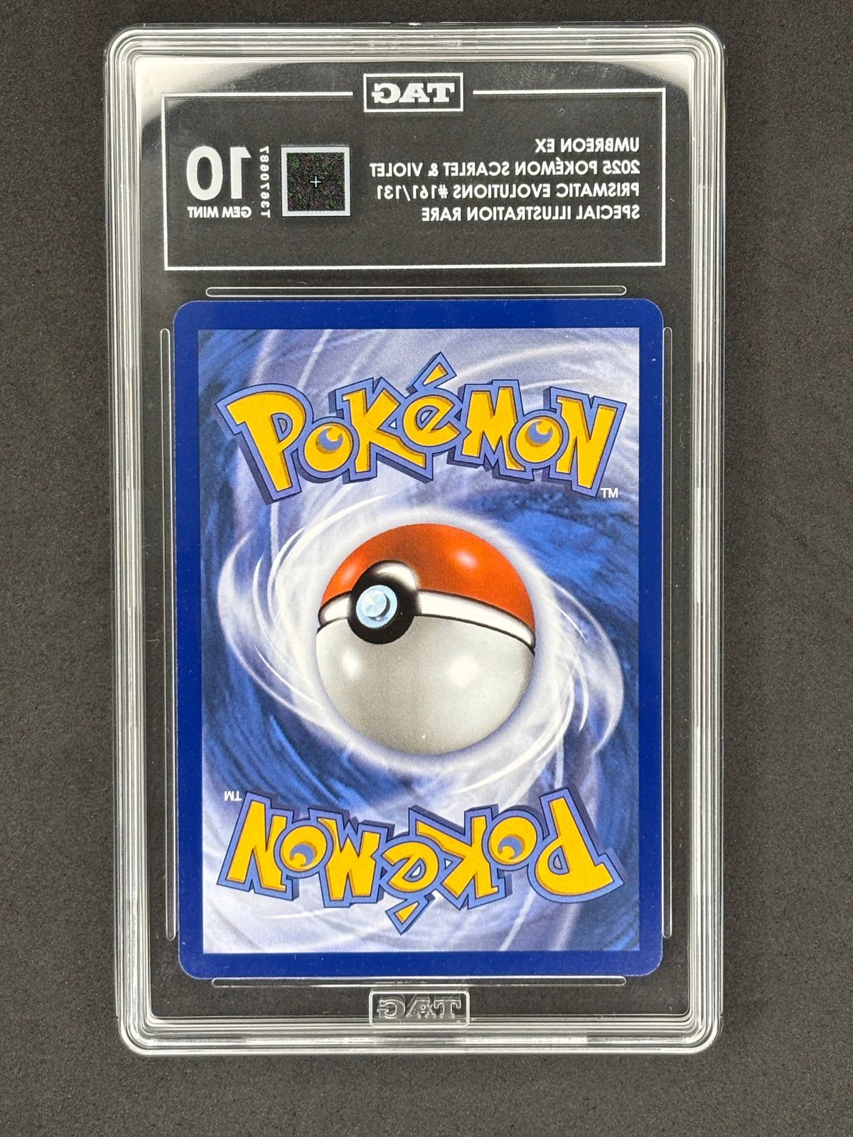 Umbreon EX SIR Prismatic Evolutions TAG 10 #161 (975)