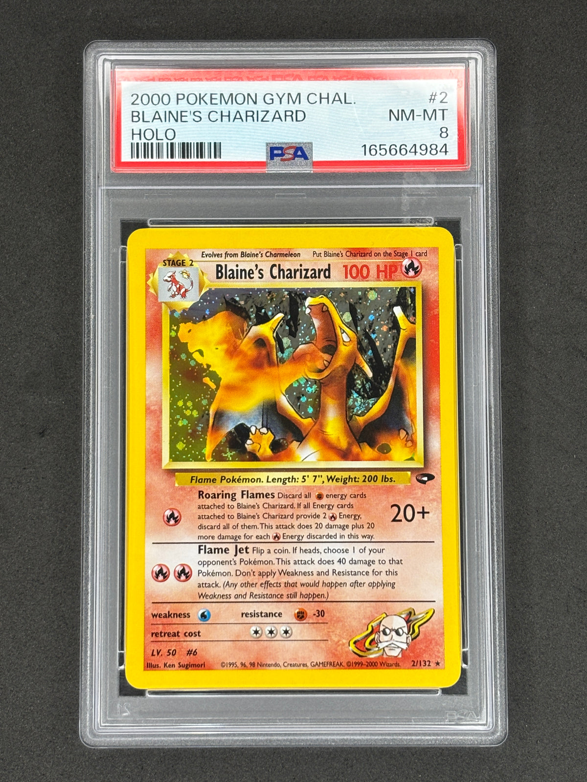 PSA 8 Blaine's Charizard #2