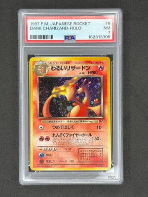 PSA 7 Dark Charizard Holo #6 Japanese Rocket
