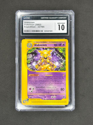 CGC 10 Alakazam #33 Expedition