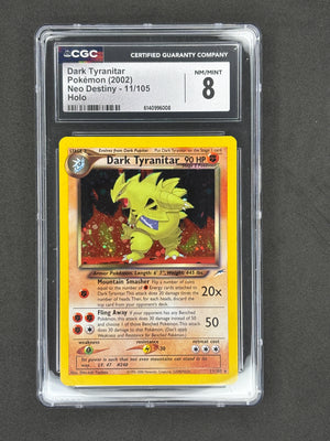 CGC 8 Dark Tyranitar #11 Neo destiny