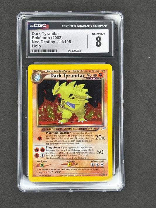 CGC 8 Dark Tyranitar #11 Neo destiny