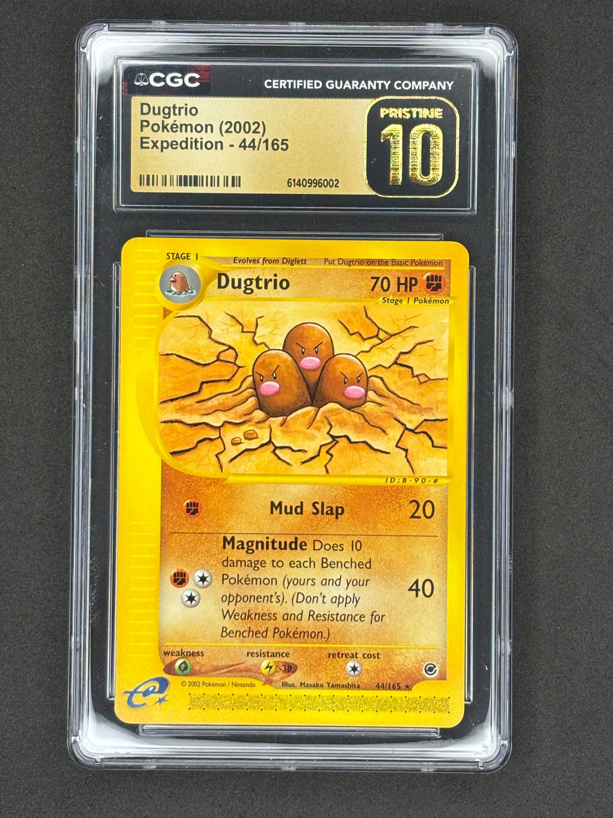 CGC Pristine 10 Dugtrio #44 Expedition
