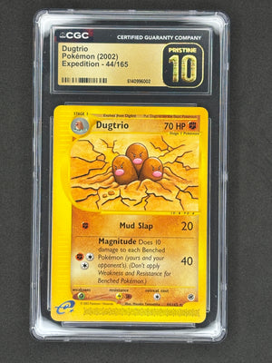 CGC Pristine 10 Dugtrio #44 Expedition