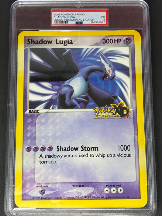 PSA 3 Shadow Lugia Jumbo Gale Of Darkness Promo