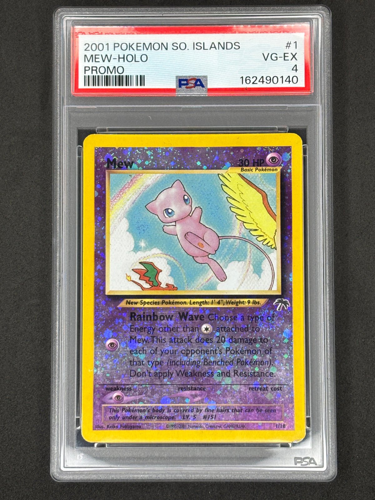 PSA 4 Mew Southern Islands Holo #1