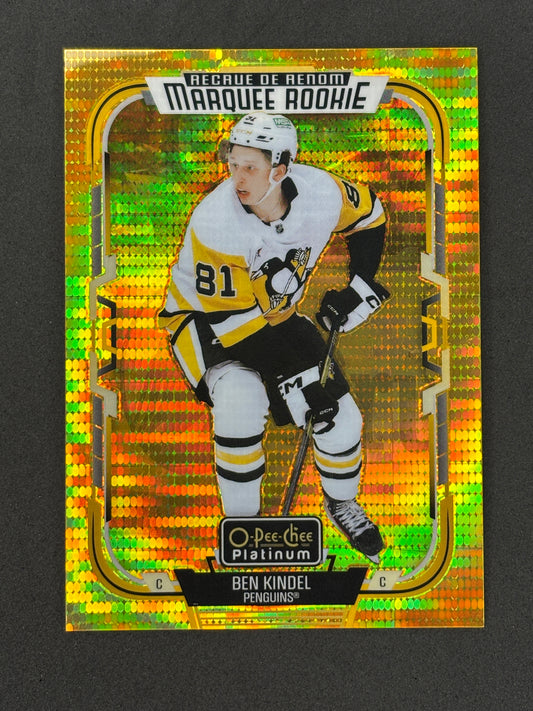 2026 Upper Deck O-Pee-Chee Platinum Ben Kindel Marquee Rookie Seismic Gold /50