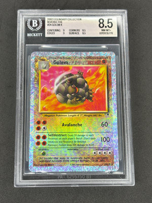 2002 Golem Reverse Holo #24 Legendary Collection BGS 8.5