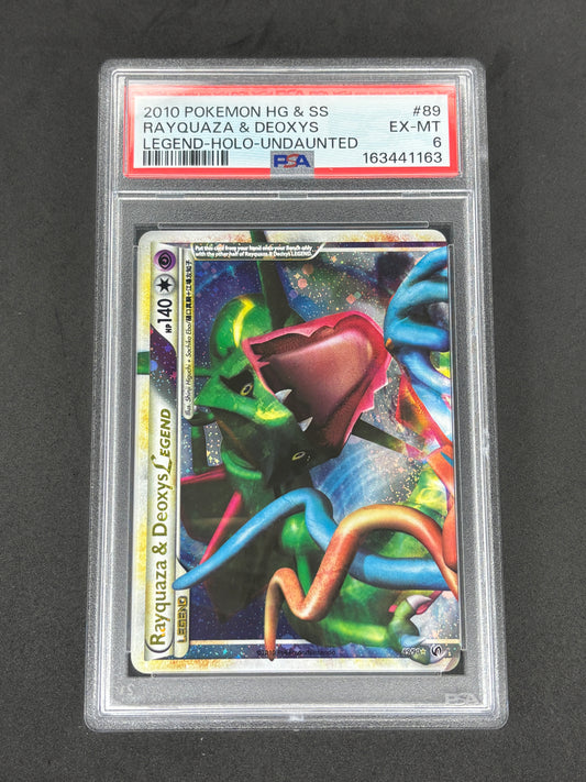 2010 Rayquaza & Deoxys Legend #89 HG SS Undaunted PSA 6
