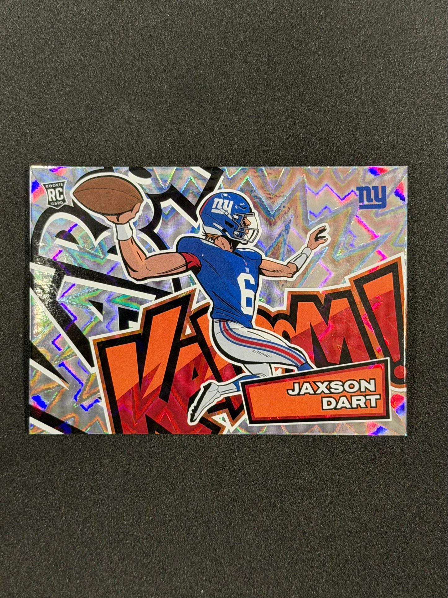 Jaxson Dart #34 2025 Panini Absolute Kaboom Horizontal