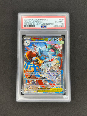 Mega Lucario Ex #179 Pokemon Mega Evolution PSA 10