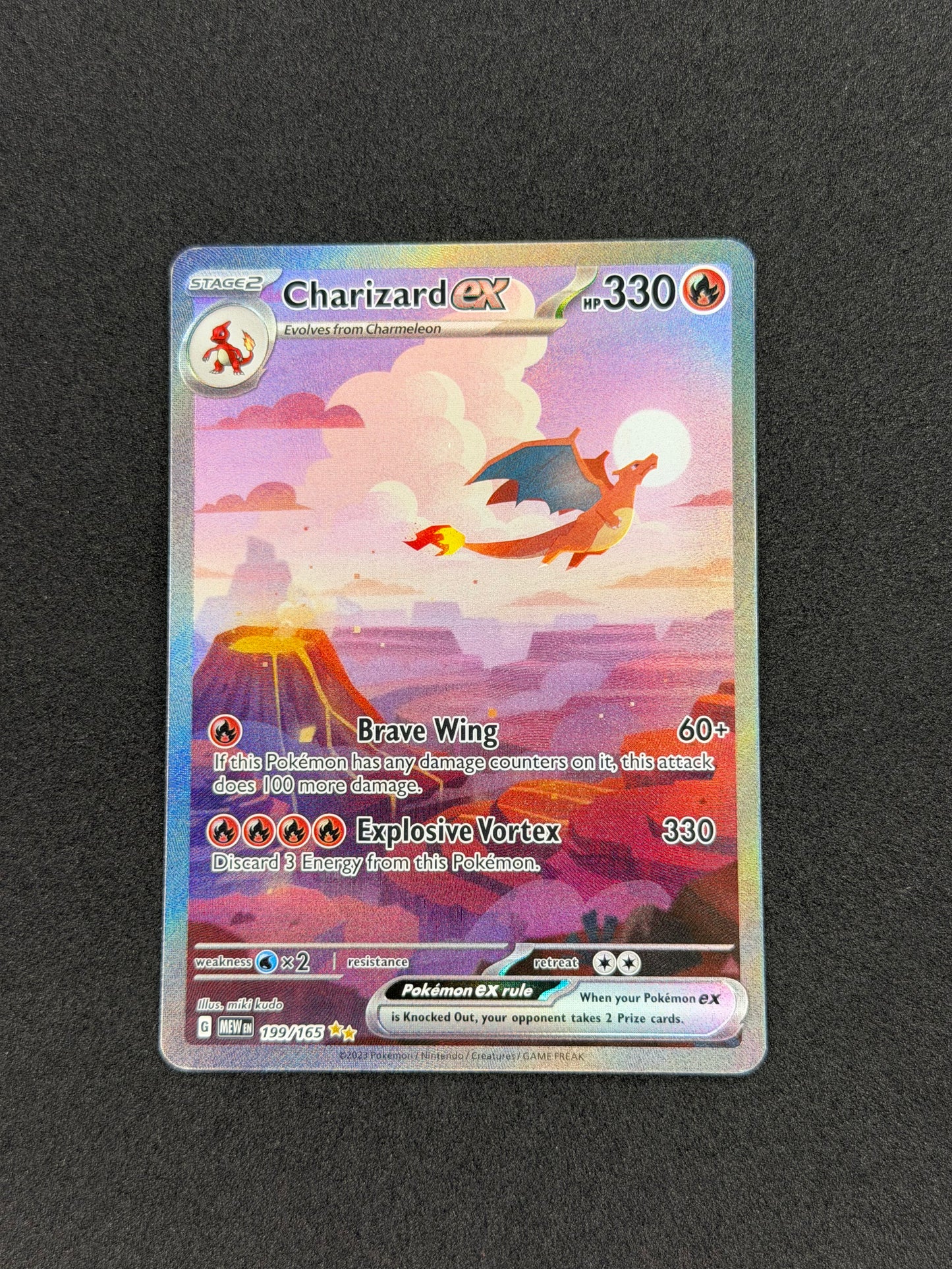 Charizard ex #199 Pokemon Scarlet & Violet 151 NM