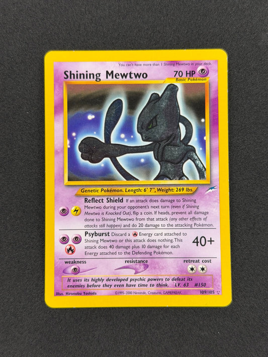 Shining Mewtwo #109 Pokemon Neo Destiny NM