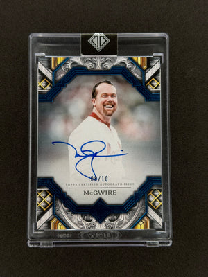 Mark McGwire [Blue] #TAC-MMC 2025 Topps Transcendent Auto #/10