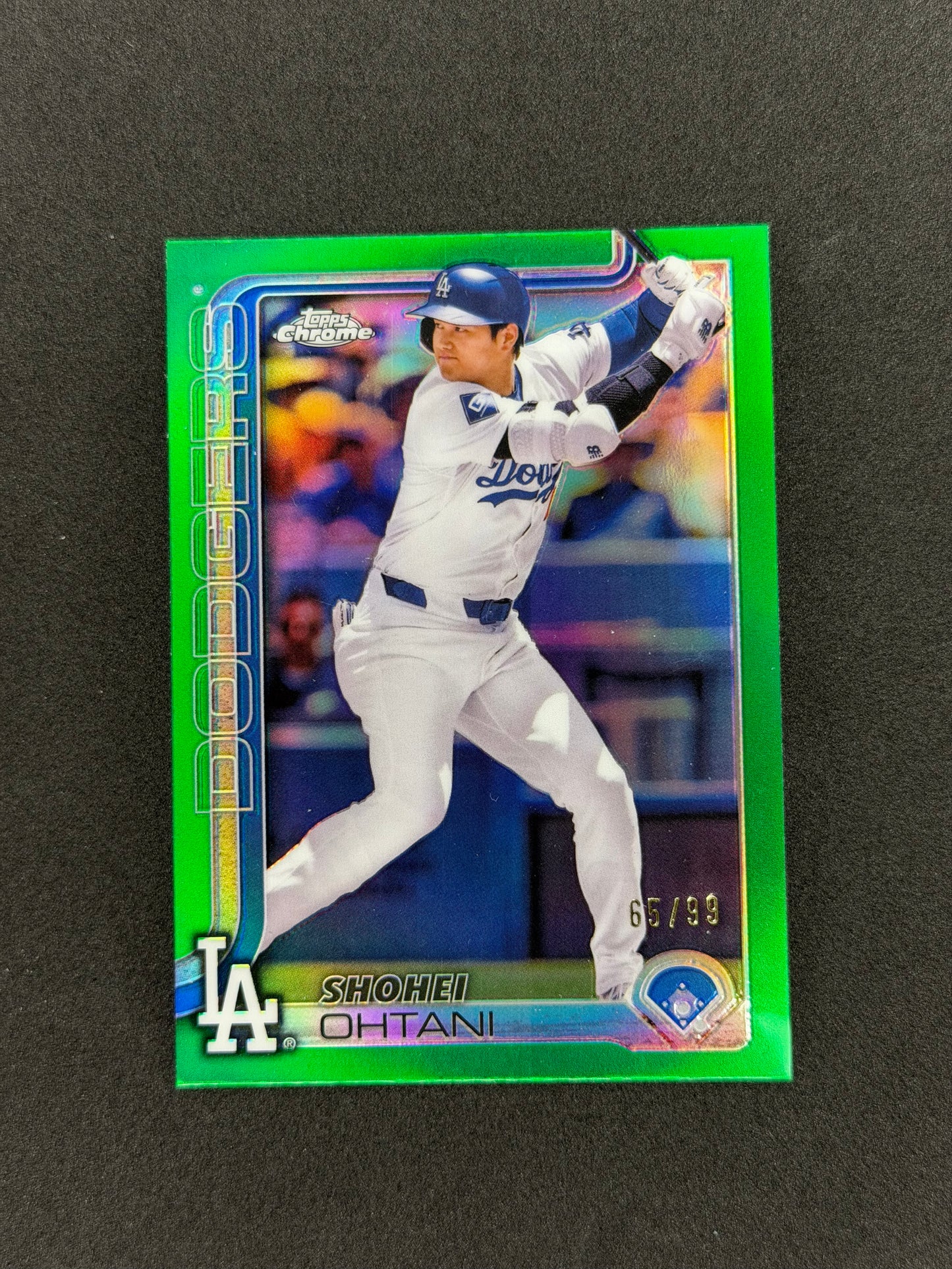 Shohei Ohtani [Green] #1 2025 Topps Chrome #/99