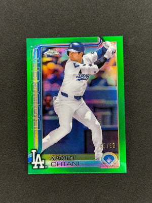 Shohei Ohtani [Green] #1 2025 Topps Chrome #/99