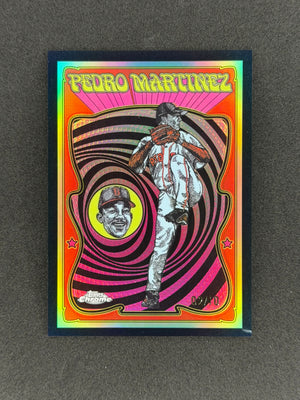Pedro Martinez [Black Refractor] #UV-15 2025 Topps Chrome Ultra Violet All Stars #/10