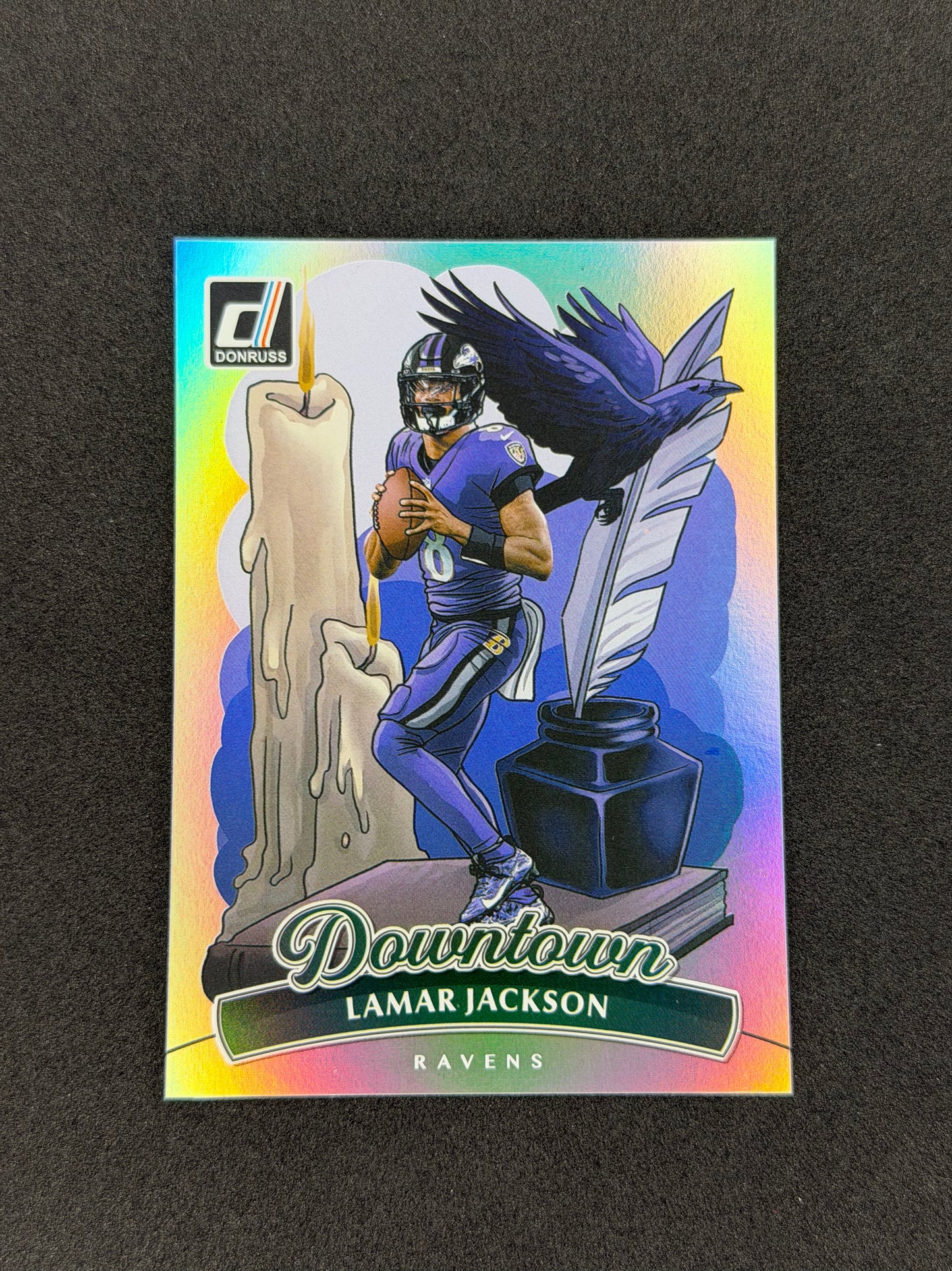 Lamar Jackson #1 2025 Panini Donruss Downtown