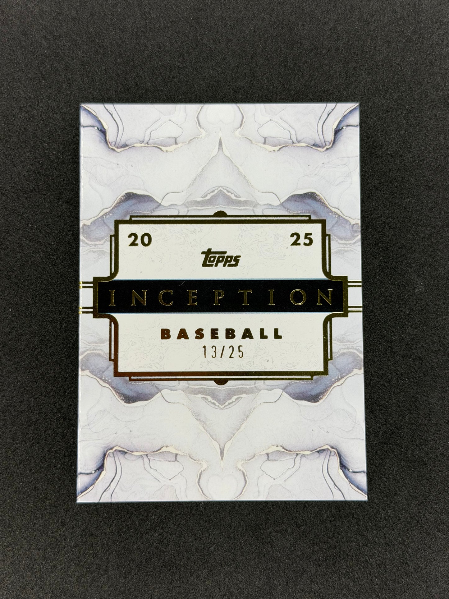 2025 Topps Inception Bobby Witt Jr. Booklet Auto Relic #/25 IARB-BW