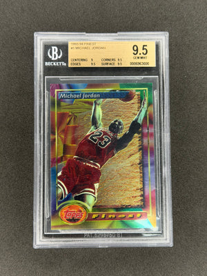 1993-94 Topps Finest Michael Jordan #1 BGS 9.5